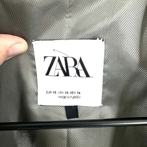 Last Chance: Zara Womens Classic Oversized Blazer Jacket Size XS - Picture 4 of 14